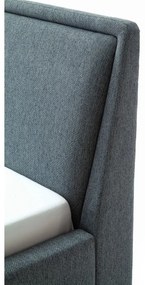 Letto matrimoniale imbottito verde/blu rete non inclusa 160x200 cm Frieda – Meise Möbel