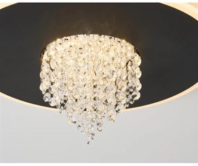 Searchlight 21126-32BK - LED dimmerabile plafoniera DELUGE 20W/230V Ø 31,5 cm nero