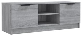 Mobile tv grigio sonoma 102x35x36,5 cm in legno multistrato