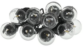 Retlux - Catena decorativa da esterno LED GHIRLANDA G45 10xE27/230V 8m IP44 bianco caldo