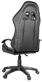 Sedia da gioco VARR Zolder nero/grigio