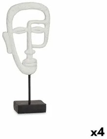 Statua Decorativa Viso Bianco 19,5 x 38 x 10,5 cm (4 Unità)