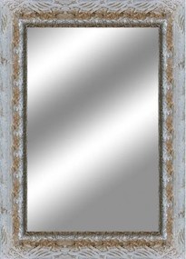 Specchio Medea rettangolare in legno argento 98 x 138 cm