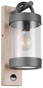 Illuminazione esterna con sensore di movimento da parete (altezza totale 33 cm) Sambesi – Trio