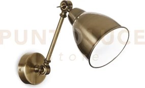 Newton applique a parete brunito 1 luce attacco e27 orientabile