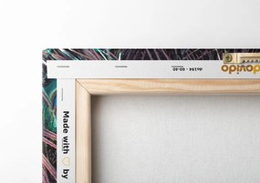 Quadro su tela – Piuma di pavone