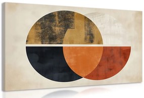 Quadro su tela – Japandi cerchi moderni