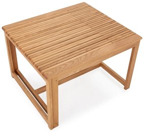 Tavolino da salotto di colore naturale in rovere massiccio 60x70 cm Unai – MOME