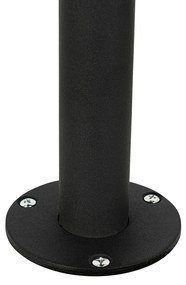 Lanterna moderna nera con vetro trasparente 100 cm IP44 - Sfera