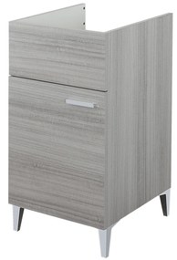 Lavatoio a Terra 43x50 Un'Anta Con Vasca Feridras "Lavanderia" Grigio