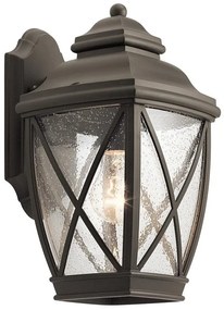 Applique classico chic da esterno KL-TANGIER2-M bronzo IP44 1X E27 ELSTEAD