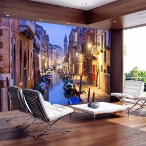 Fotomurale  Evening in Venice  Colore blu navy, Dimensioni e Misure 250x175