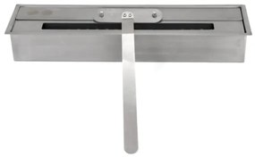 Camino a bioetanolo biocamino da terra TRUMAN Bianco effetto marmo L121 x P38 x H108