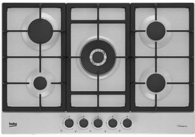 Beko - HIAW75225SXE. Colore del prodotto: Acciaio inox, Posizionamento dell'apparecchio: Da incasso, Dimensione della larghezza del piano cottura: 75