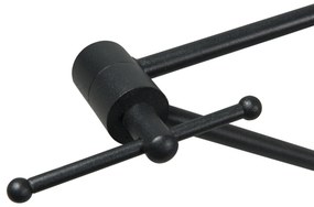 Lampada a sospensione moderna nera senza paralume - Blitz