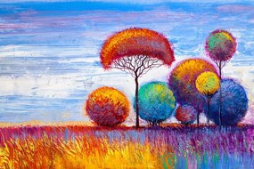 Carta da parati – Bosco autunnale