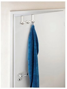 Appendiabiti da porta con 3 ganci in argento Rondo - Wenko