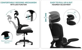 CONNECT IT COC-2500-BK - Sedia ufficio ForHealth DeltaPro nera