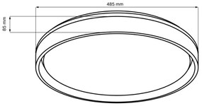 Plafoniera LED dimmerabile da bagno ELIZA LED/72W/230V IP44 + +TC