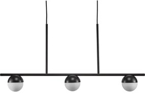 Nordlux - Lampadario a sospensione con filo CONTINA 3xG9/5W/230V nero