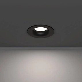 Eglo 902273 - LED Faretto da incasso per bagno SALABATE LED/4,9W/230V Ø8,8 cm IP65 nero