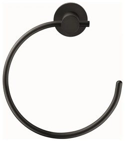 Duravit 99214600 - Porta asciugamani da parete D-CODE nero opaco