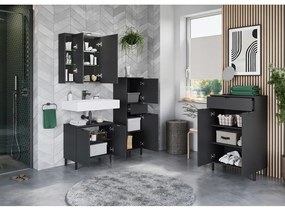 Armadietto per il bagno antracite 60x97 cm Arcena - Germania