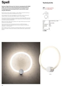 Redo 01-2221 - Plafoniera dimmerabile a LED SPELL LED/32W/230V bianca