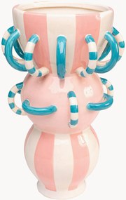 Vaso dipinto a mano Harlequin, alt. 49 cm