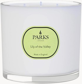 Candela profumata fatta a mano a tre stoppini Vintage Aromatherapy (mughetto, fiori bianchi e muschio bianco)