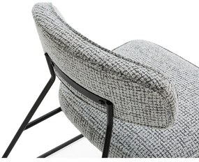 Poltrona bianca e nera Elon – Marckeric