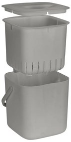 Bidone per l'umido grigio chiaro 3 l Conny – Wenko