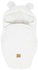 Copertina per neonati bianca in bouclé 45x80 cm – Meowbaby