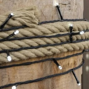 Catena LED natalizia da esterno 50xLED/5m IP44 bianco freddo