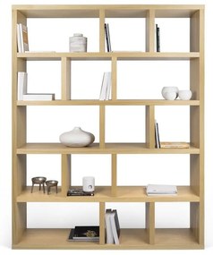 Libreria color legno effetto rovere 150x198 cm Berlin - TemaHome