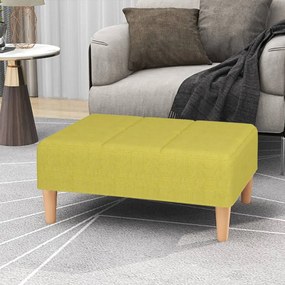 Poggiapiedi Verde 78x56x32 Cm İn Tessuto /