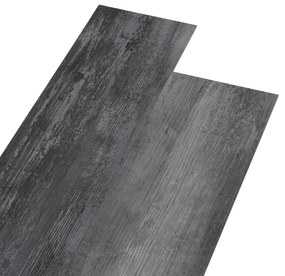 Listoni Pavimento İn Pvc 4,46 M² 3 Mm Autodesivi Grigio Lucido /