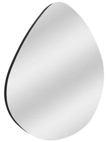 Specchio da parete BESSO 60x60 cm nero