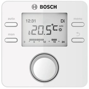 Cronotermostato digitale da appoggio BOSCH CR100 Bianco