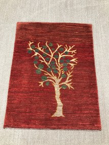 Gashguli Tappeto 80x60 Rosso (Iran) Annodato A Mano