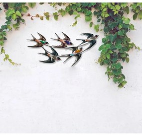 Spina da giardino decorativa in metallo Swallows - Garden Pleasure