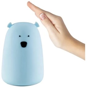 LED RGB Lampada touch per bambini BEAR LED/0,8W/5V blu