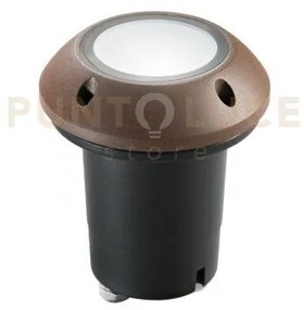 Faro carrabile a incasso hummer up bronzo 1 luce attacco gu10 ip67 ...