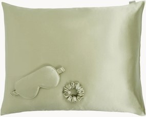 Set di 3 prodotti per il sonno in seta Olive M