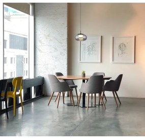 Globo 15744H - Lampadario LED a sospensione con filo QUINTARA LED/6W/230V nero