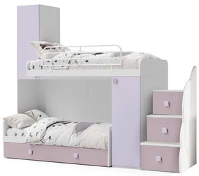 Cameretta Davide Short L.250cm a soppalco , 17 colorazioni