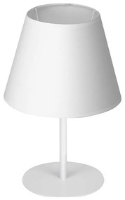Lampada da tavolo ARDEN 1xE27/60W/230V diametro 20 cm bianco