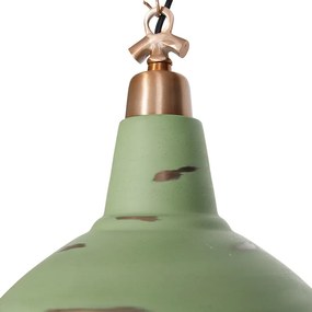 Lampada a sospensione industriale rame anticato - Goliath