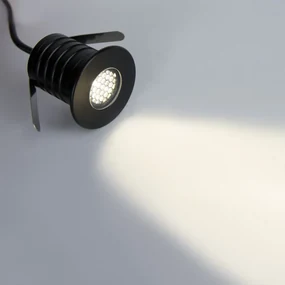 Segnapasso LED 3W, IP67, Anti-Abbagliamento, Nero, Professional Colore Bianco Naturale 4.000K