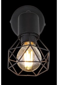 Globo 54802S-1 - Faretto da parete XARA 1xE14/40W/230V nero